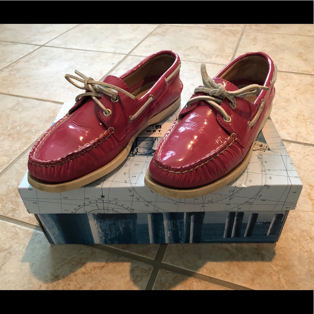 Bluefish 2 eye linen oat Sperry Boat Shoes